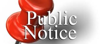 Public notice